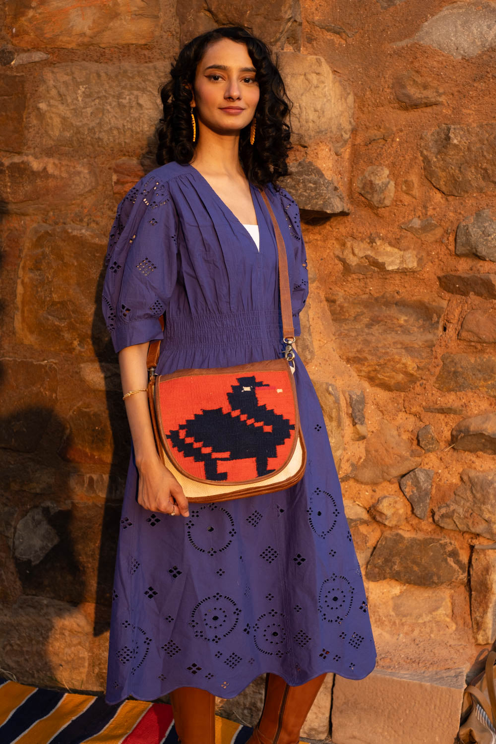 Grebe ~ Blue Bird Sling Bag