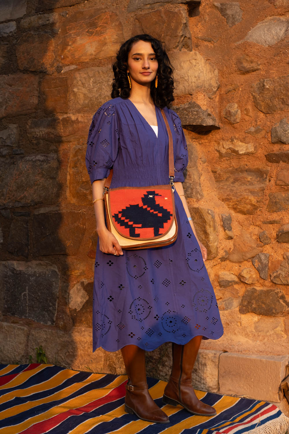 Grebe ~ Blue Bird Sling Bag