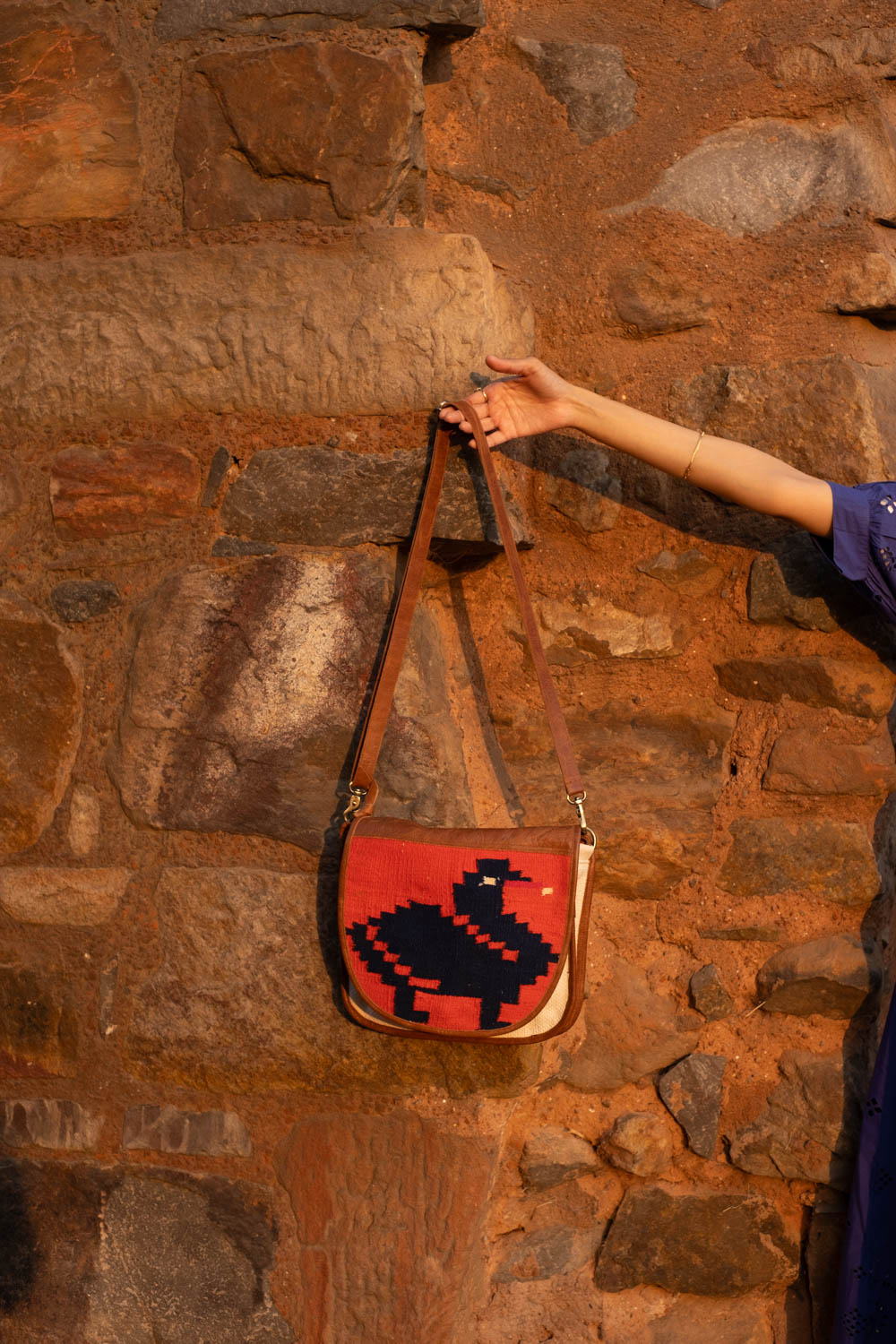 Grebe ~ Blue Bird Sling Bag