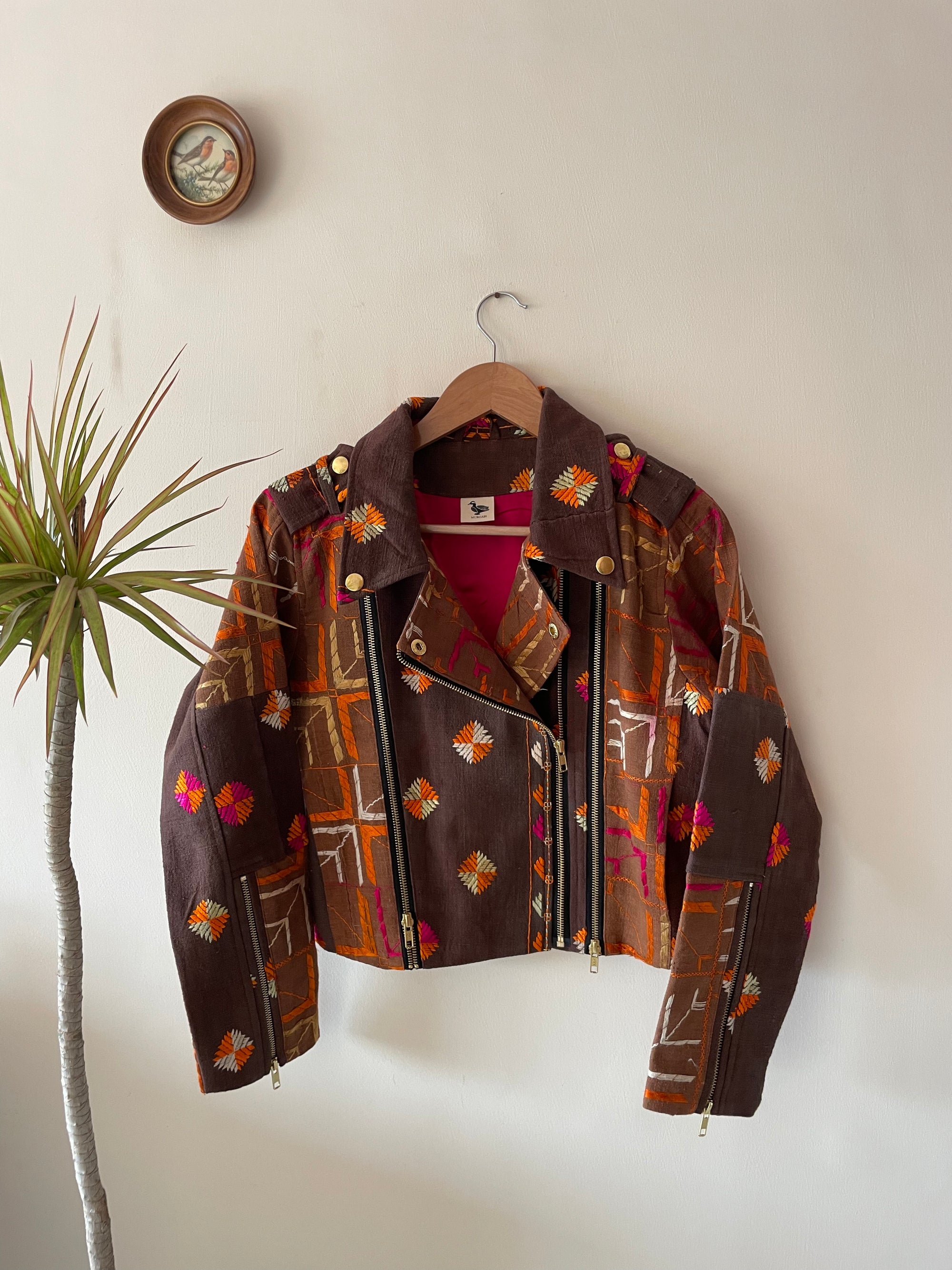 Baaj Phulkari Biker Jacket ~ US10