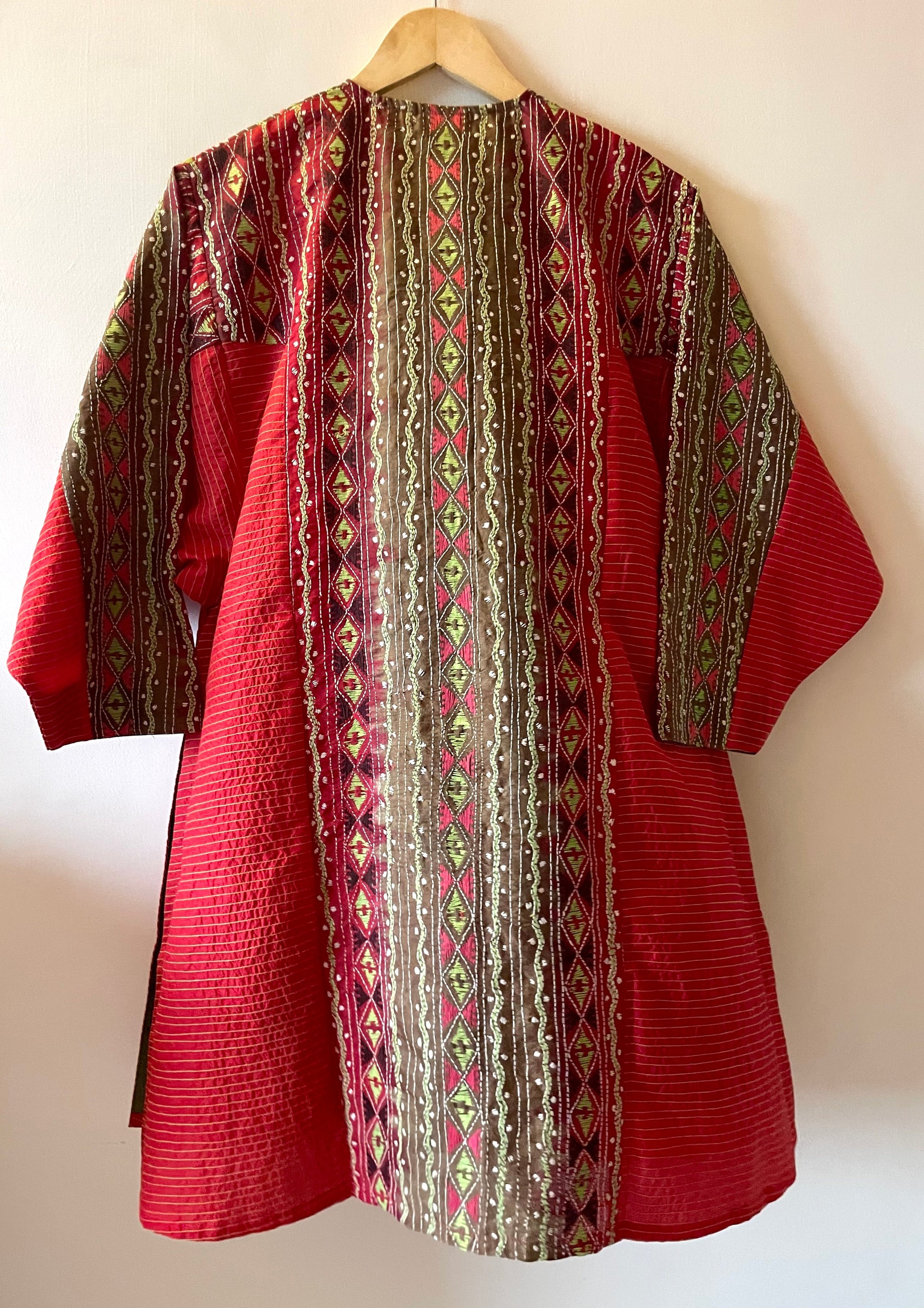 Saaras Silk Kantha Kimono Tunic ~MUKTKM03(L)
