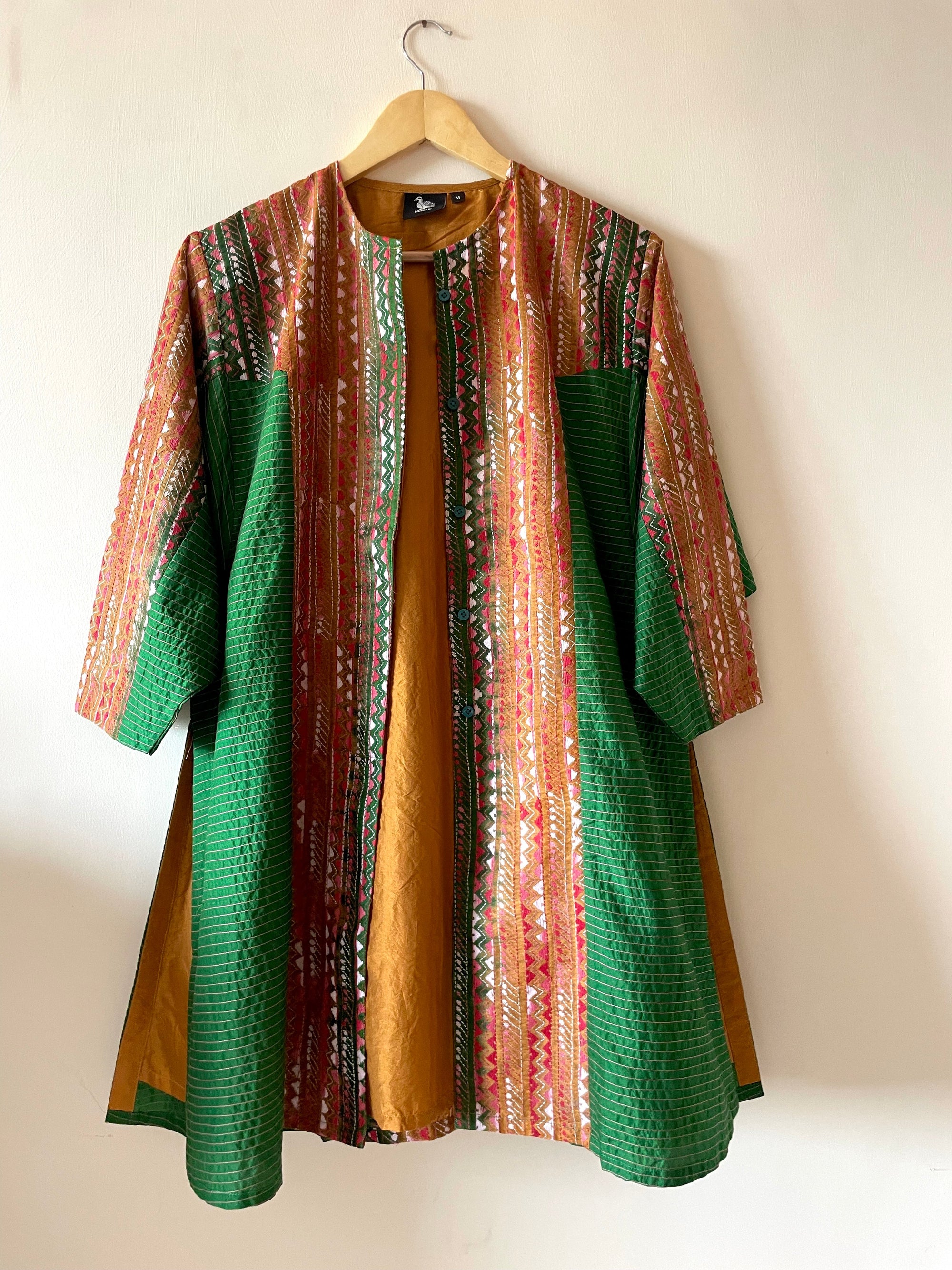 Saaras Silk Kantha Kimono Tunic ~MUKTKM07(M)