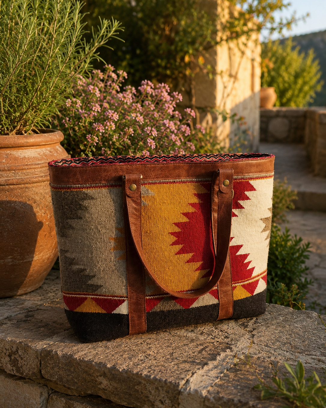 Patola Woollen Weave Tote