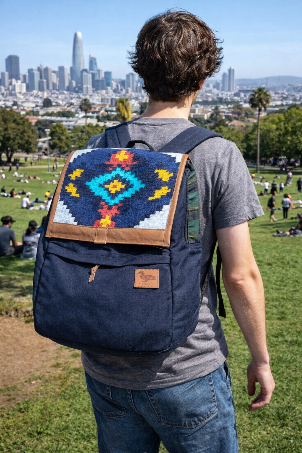 Durrie Laptop Backpack ~  Blue