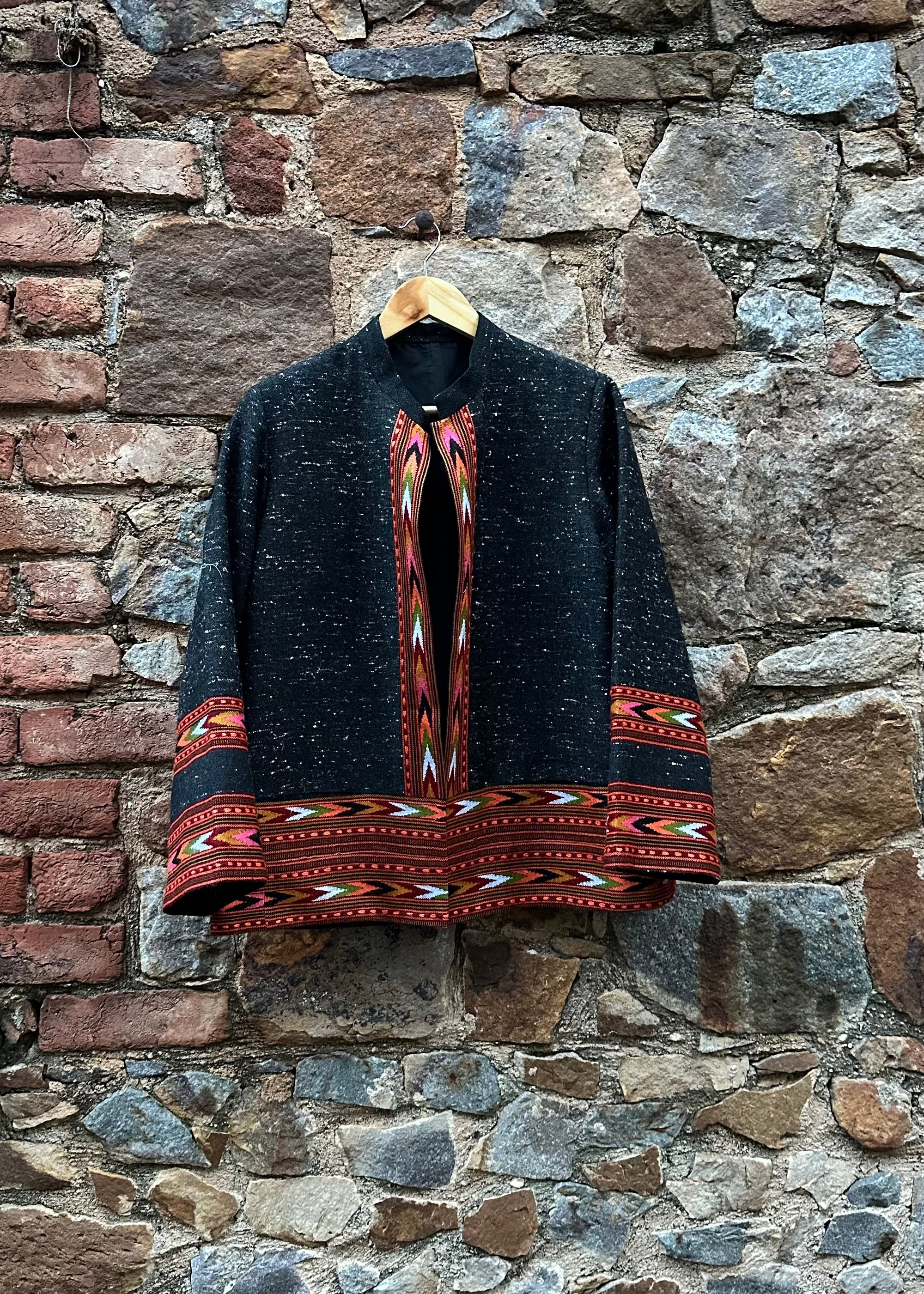 Himalayan Drift Kimono Wool Coat- Men