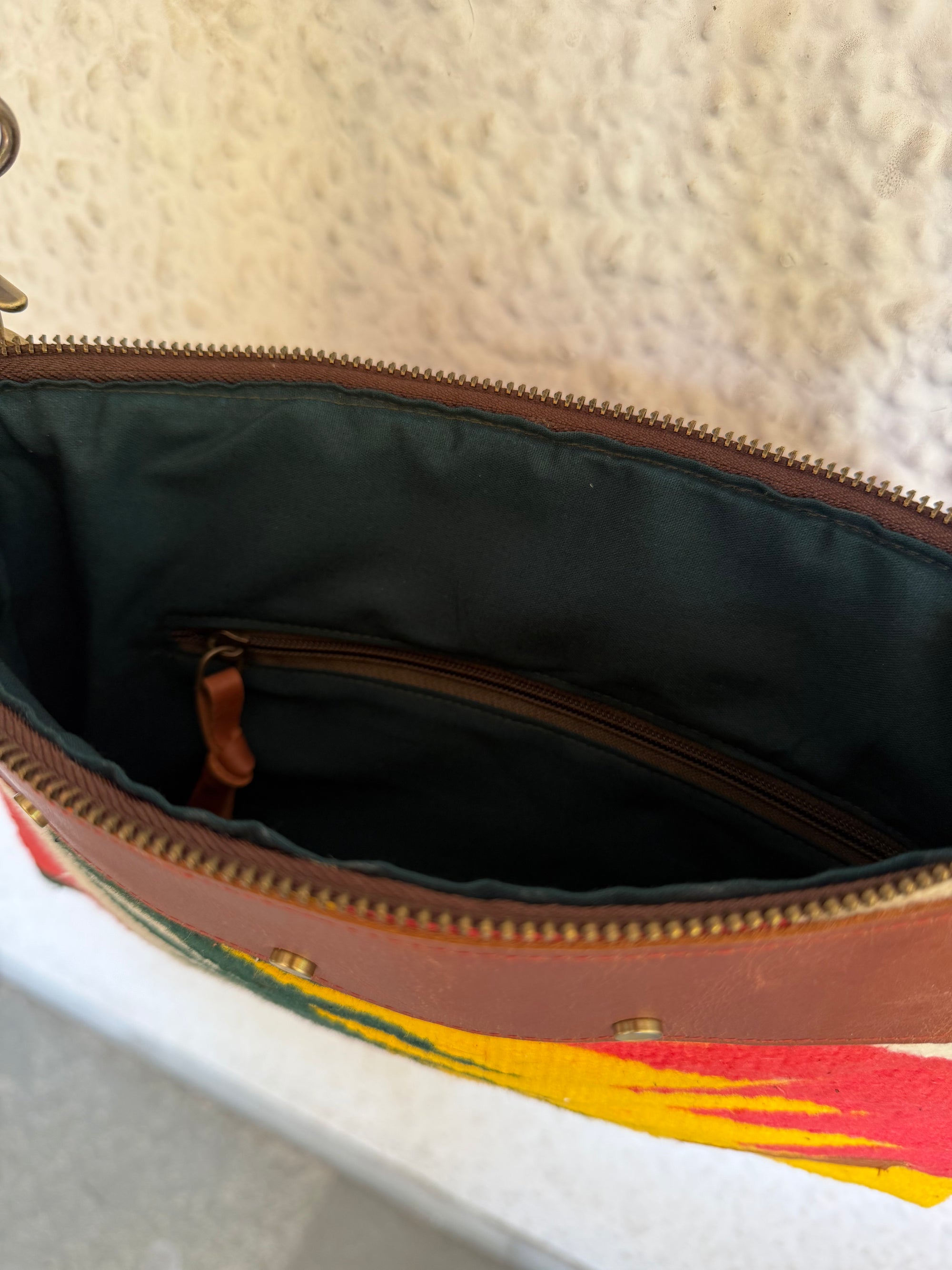 Whistle Duck Sling Bag ~ Red Orange Green