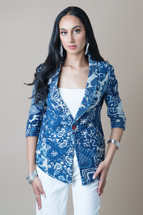 Malkoha Indigo Suit Jacket