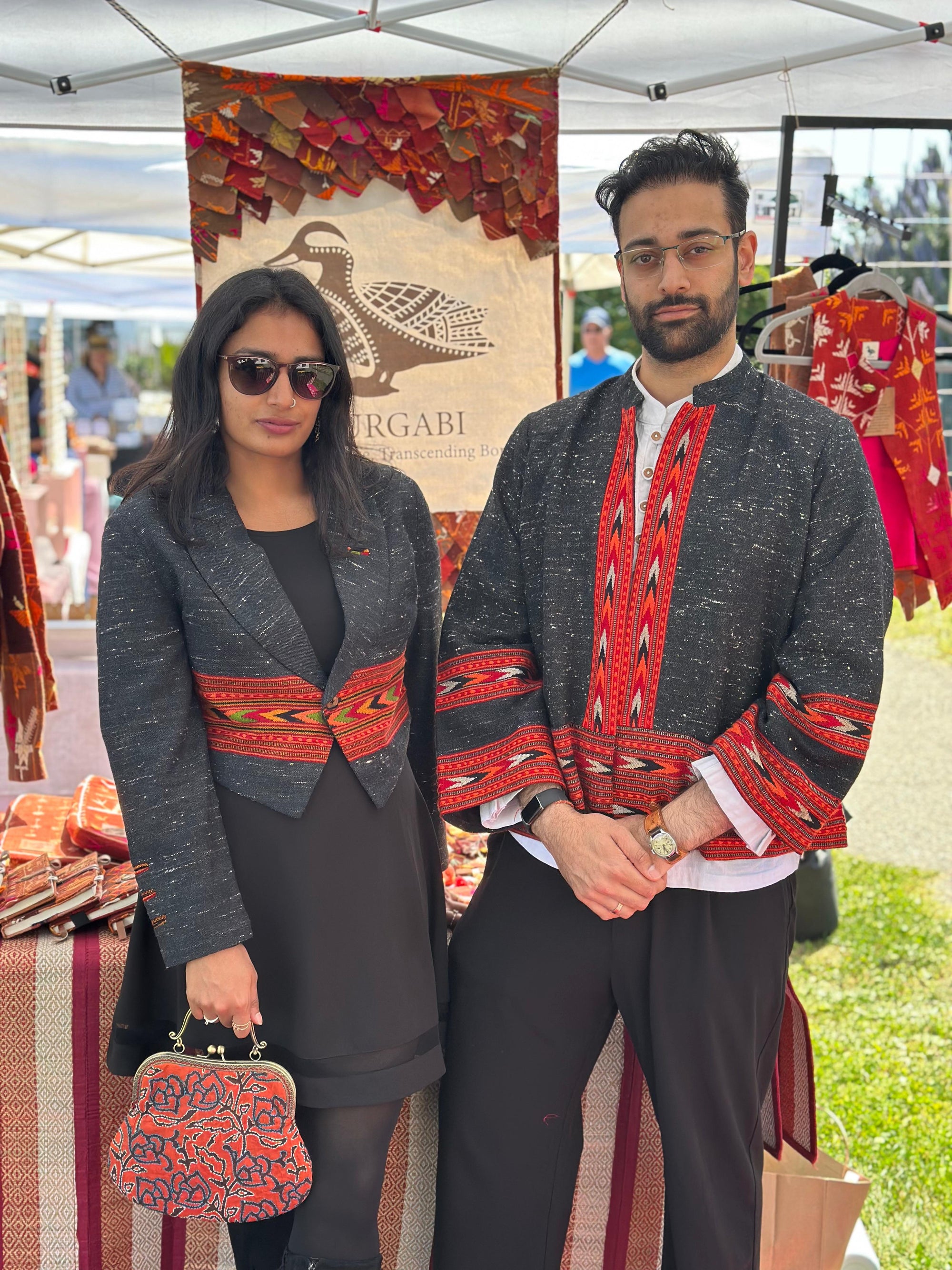 Himalayan Drift Kimono Wool Coat- Men