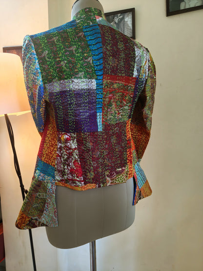 Saaras Peplum Jacket ~ Front Open